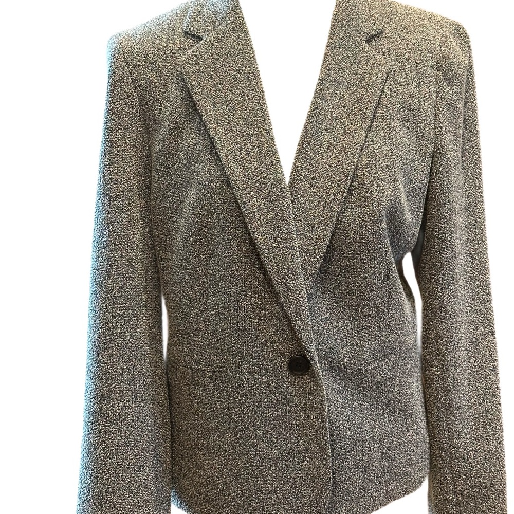 Nine West Women’s Textured Gray Blazer | Size 14 | NWT